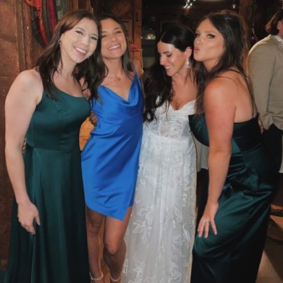 Dynamite Flowy Satin Mini Dress ✨ - Picture 6 of 6